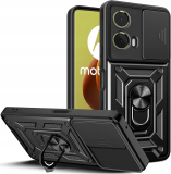 Motorola Moto G85, 5G obal pouzdro na mobil kryt obrněný SLIDE 4w1 ring