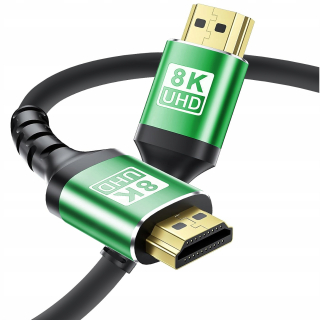 KABEL HDMI 2.1 ULTRA HIGH SPEED UHD 8K 120Hz délka 100cm (10 metrů)