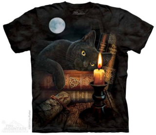 Tričko 3D potisk - krátký rukáv - The Witching Hour, černá kočka - The Mountain