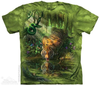 Tričko 3D potisk - Enchanted Tiger, tygr - The Mountain