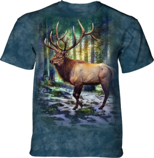 Tričko 3D potisk - Sunlit Elk, Jelen - The Mountain