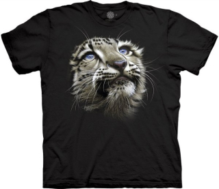 Tričko 3D potisk - Snow Leopard Cub, divoká kočka - The Mountain