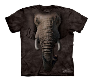 Tričko 3D potisk - Elephant Face, slon - The Mountain / děti