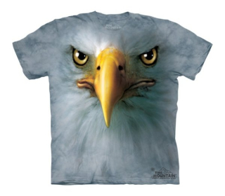 Tričko 3D potisk - Eagle Face, orel - The Mountain / děti