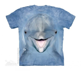 Tričko 3D potisk - Dolphin Face, Delfín - The Mountain / děti