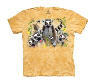Tričko 3D potisk - Lemur Selfie, lemuři - The Mountain / děti