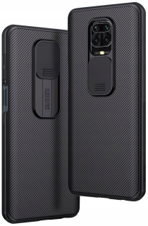 Xiaomi Redmi Note 9 Pro, kryt obal Camshield Case pouzdro NILLKIN černý