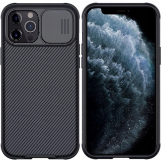 Iphone 12 Pro Max, kryt obal Camshield Case pouzdro NILLKIN černý