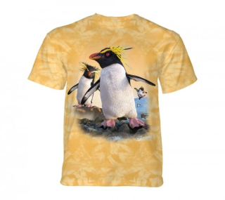 Tričko 3D potisk - Rockhopper Penguins, Tučňáci - The Mountain / děti