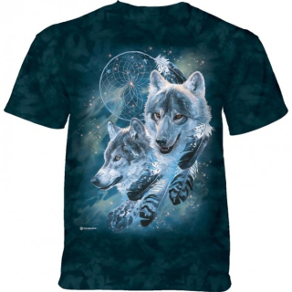 Tričko 3D potisk - Dreamcatcher Wolf Collage, vlci - The Mountain